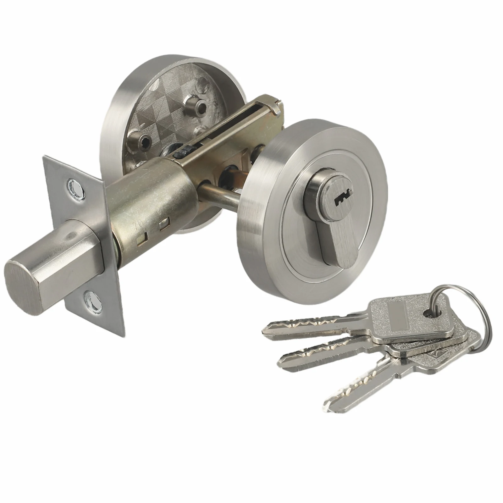 As Shown In The Picture Bedroom Door Locks Single sided Door Lock Solid Latch Thickened Latch External Key Lock