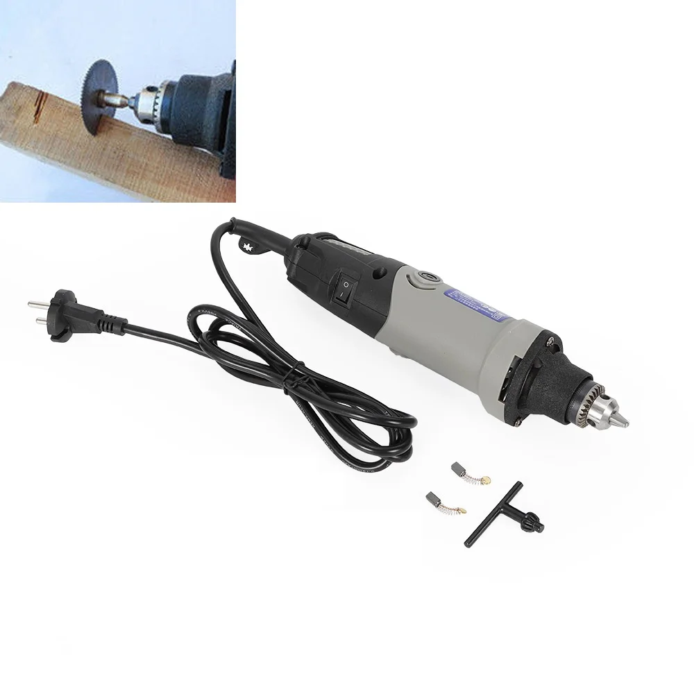 Mini Electric Grinder 6-Speed Grinding Machine 5000-28000r/min Straight Grinder 400W Grinding Tool Grinding Head Φ32* 25mm EU