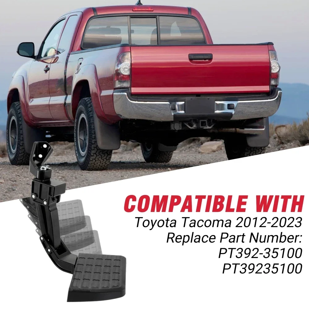 Retractable Truck Tailgate Bed Step For Toyota Tacoma 2012-2022 PT392-35100 Rear Truck Bed Exterior Pedal Durable Aluminum alloy