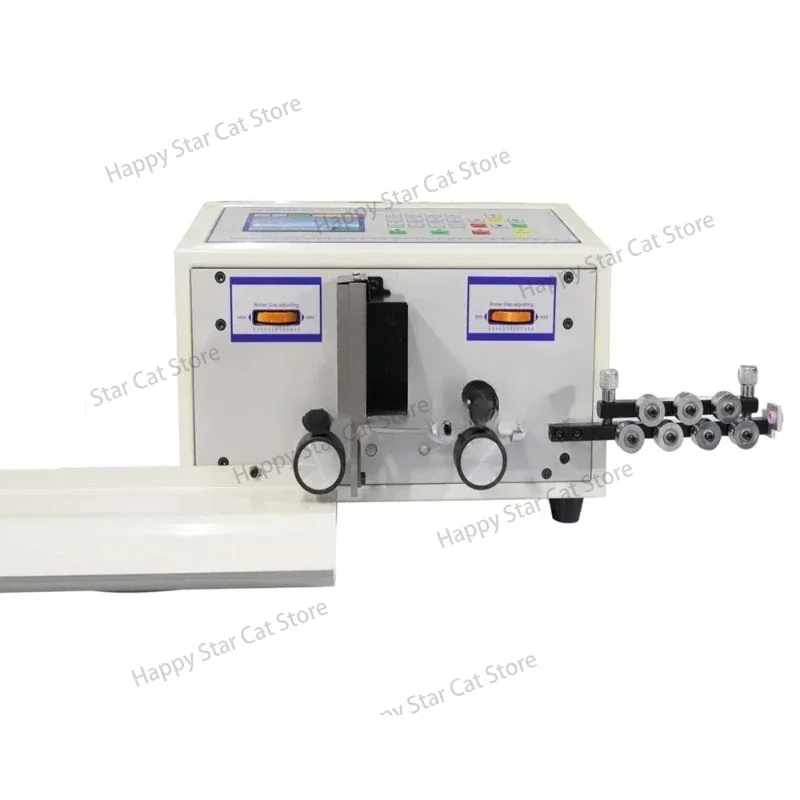 Stripping Cutting Machine for Computer Strip Wire 0.1mm-2.5mm2 220V 110V SWT508C Two-wheel Drives Wire Stripper Electric Peeling