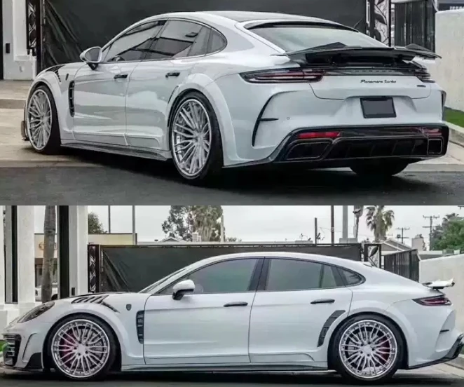 Runde Support Customization Body Kits do Porsche Panamera 971 Upgrade MSY Model Auto Parts Hlaf Carbon Fiber Surround High Fit