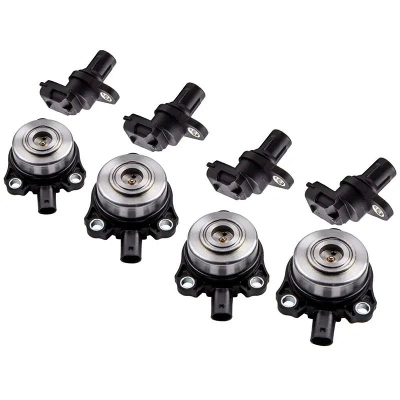 AEA6-4PCS Camshaft Position Sensors & Adjuster Magnets A2720510177 A2729050043 For Mercedes-Benz ML350/E350