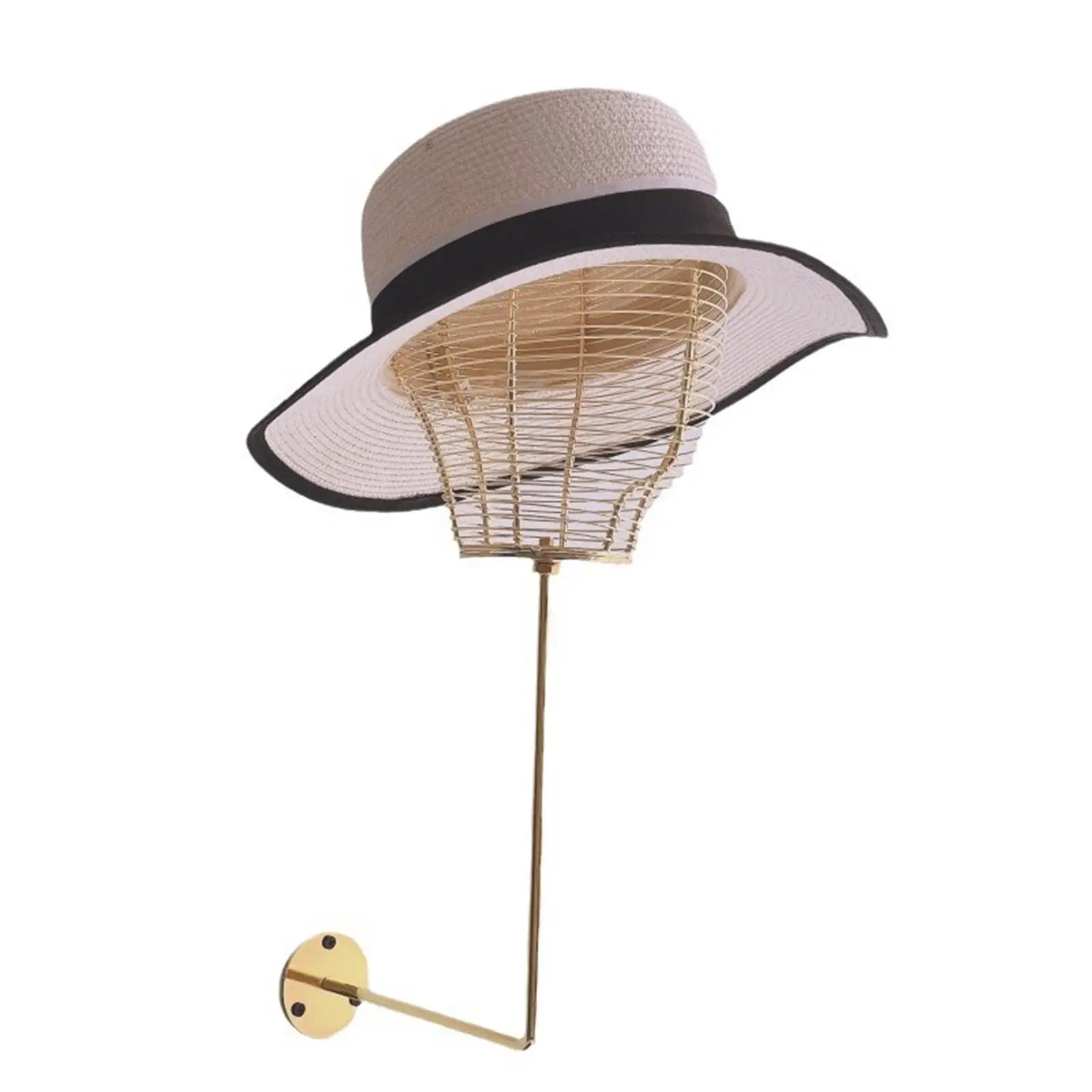 Présentoir de tête de mannequin pour la décoration intérieure, modèle de postiche, accessoire de salon, support polyvalent pour casquette, chapeau de perruque, vêtements de sauna