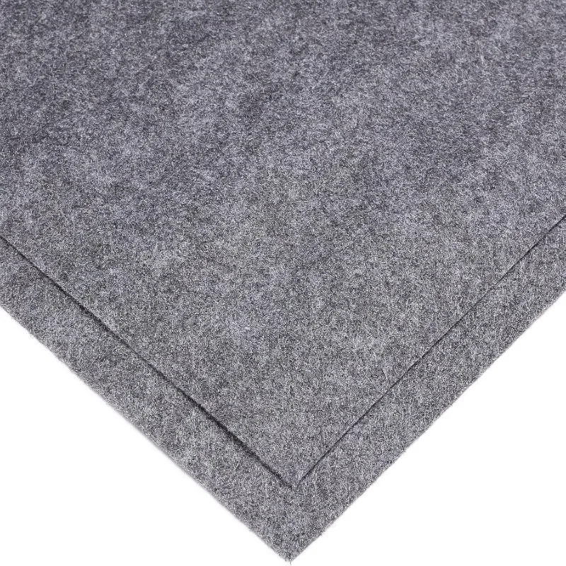 10FT 15.75 Inch Wide Dark Gray Felt Fabric Sheet Nonwoven Felt Roll Padding Felt Fabric for Cushion, DIY Craft, Patchwork Sewing