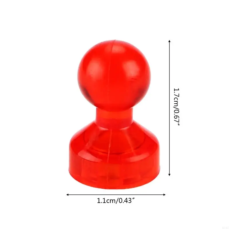 918C 10 Stück bunte Magnete, kleine magnetische Reißzwecken, Büromagnete, 8 Farben, starke magnetische Reißzwecken für die von