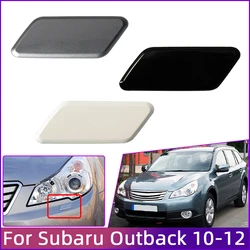 Front Bumper Headlight Washer Nozzle Cover Cap For Subaru Outback 2010 2011 2012 Car Accessories Headlamp Cleaner Spray Jet Lid