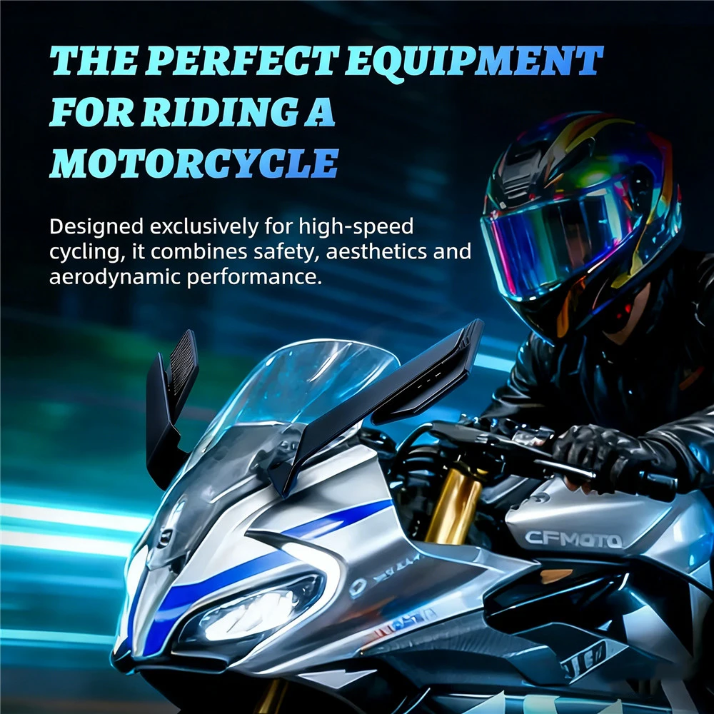 1 Pair Motorcycle Rearview Mirrors Universal Scooter Bar End Handlebar Rear View Mirror Accessories modified invisible mirror