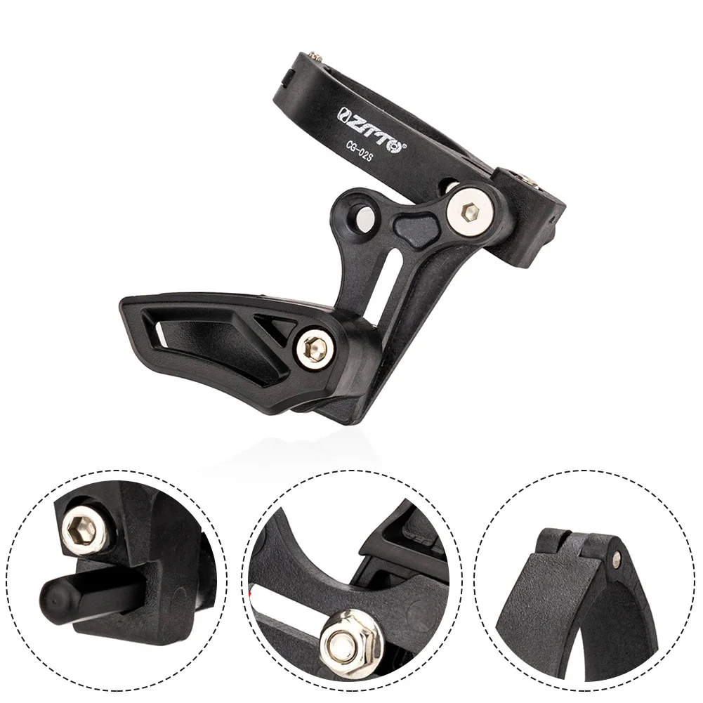 

Bike Chain Guide Protector Aluminum Alloy Adjustable Bicycle Chain Single Disc Frame Protect Mountain Bike Accessories