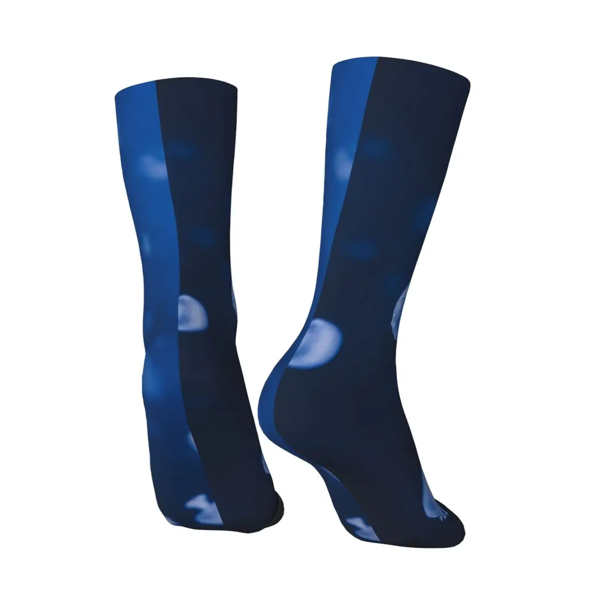 Calcetines subacuáticos de medusas, medias Retro, calcetines cómodos para ciclismo para hombre, calcetines antideslizantes de diseño de otoño