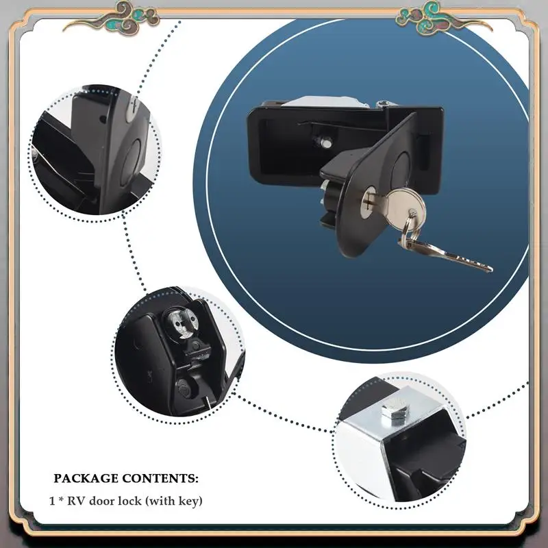 

Reliable-Door Lock Heavy Duty Compression Latch Lever Lock For RV Marine Camper