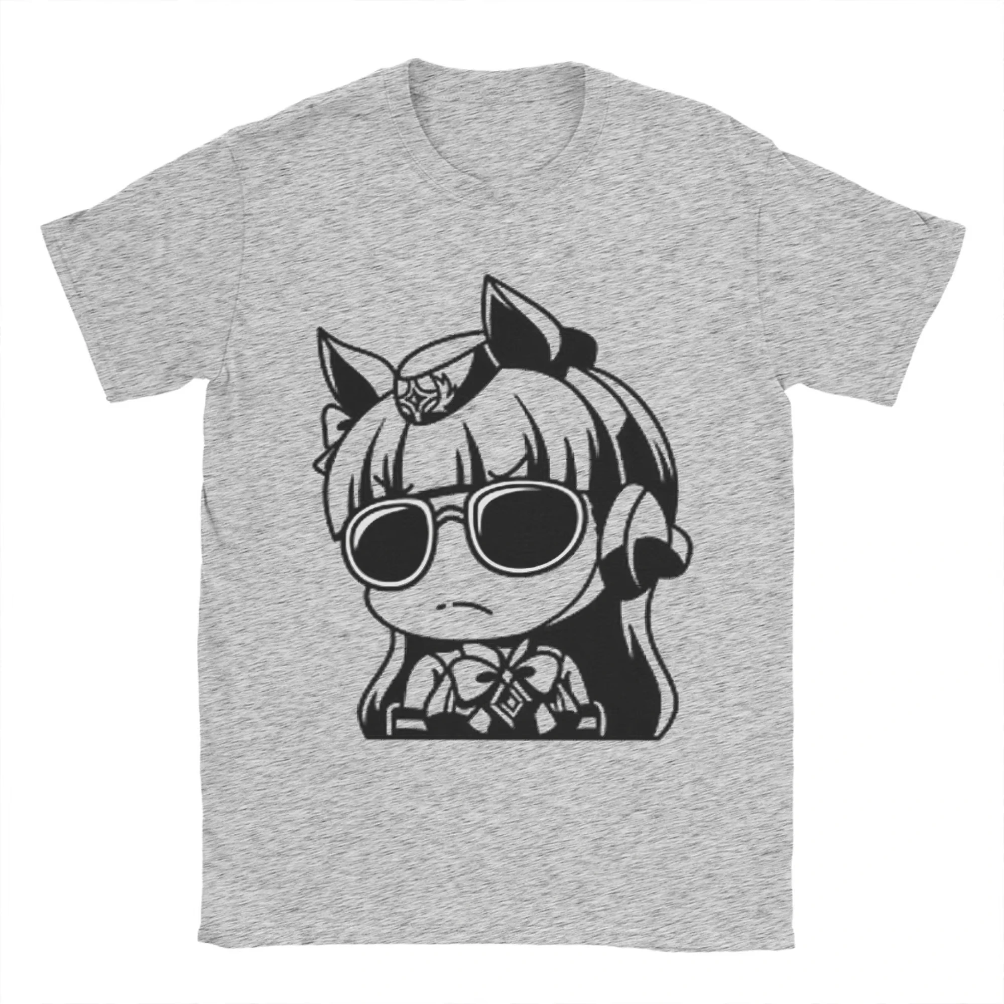 Goldship Uma Musume Gafas de sol Camisetas para hombres Camisetas vintage puras Camisetas con cuello redondo Camisetas de manga corta