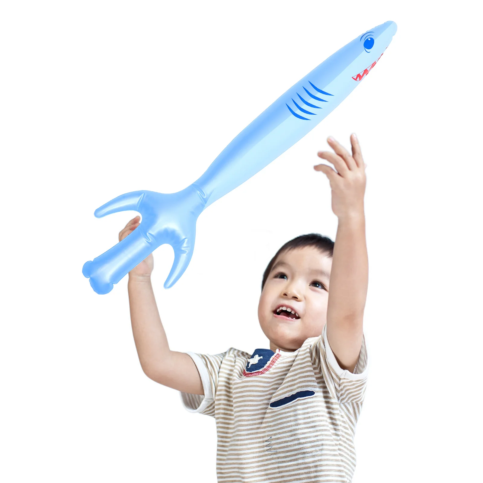 قطعتان من سيوف القراصنة القابلة للنفخ خفيفة الوزن ومقاومة للماء من مادة PVC مثالية للأطفال في الهواء الطلق وألعاب الحفلات الداخلية والدعائم المسرحية #2