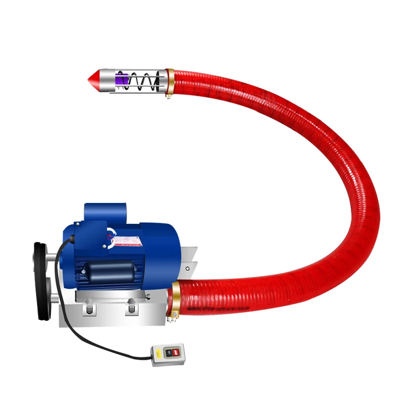 Mars-Machine d'aspiration de grain montée sur véhicule, petit tuyau, chargement de blé et de maïs, convoyeur de récolte de grains, mise à jour, 100mm-4m