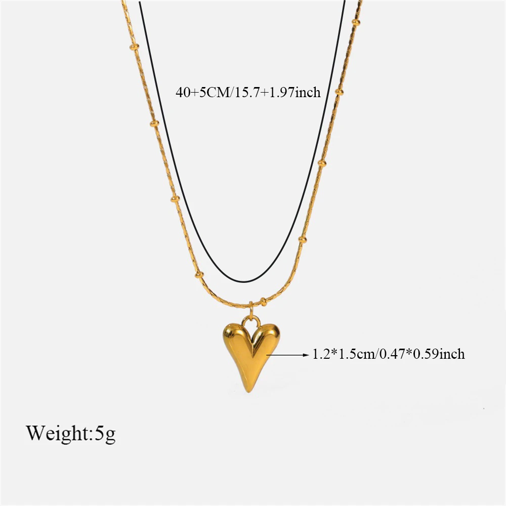 EILIECK 316L Edelstahl Rosenblüten-Anhänger Halskette Ohrringe Set für Damen Neues Geschenk 18K Vergoldet Wasserdichtes Schmuckset – Detail 5