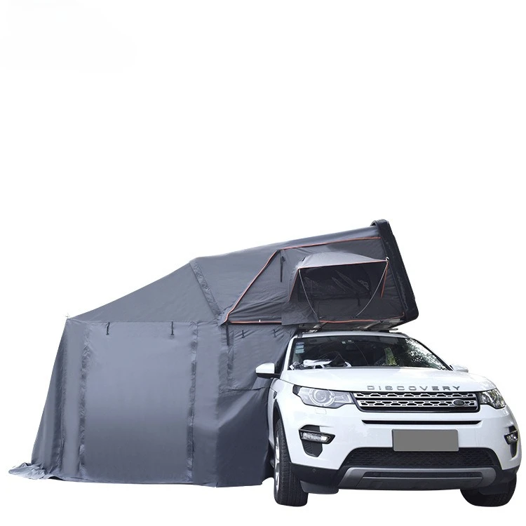 

Hard shell car tent, double self-driving camping, large space rainproof roof tent