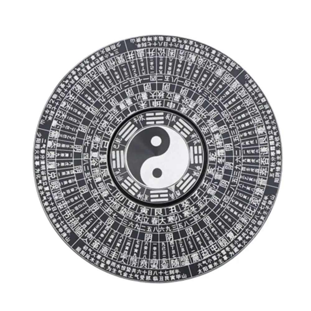 

Unique Handheld Tai Chi Fingertip Gyro Bagua Pattern Aluminium Alloy Relax Toy Chinese Style Retro Zodiac Spinning Toys Office
