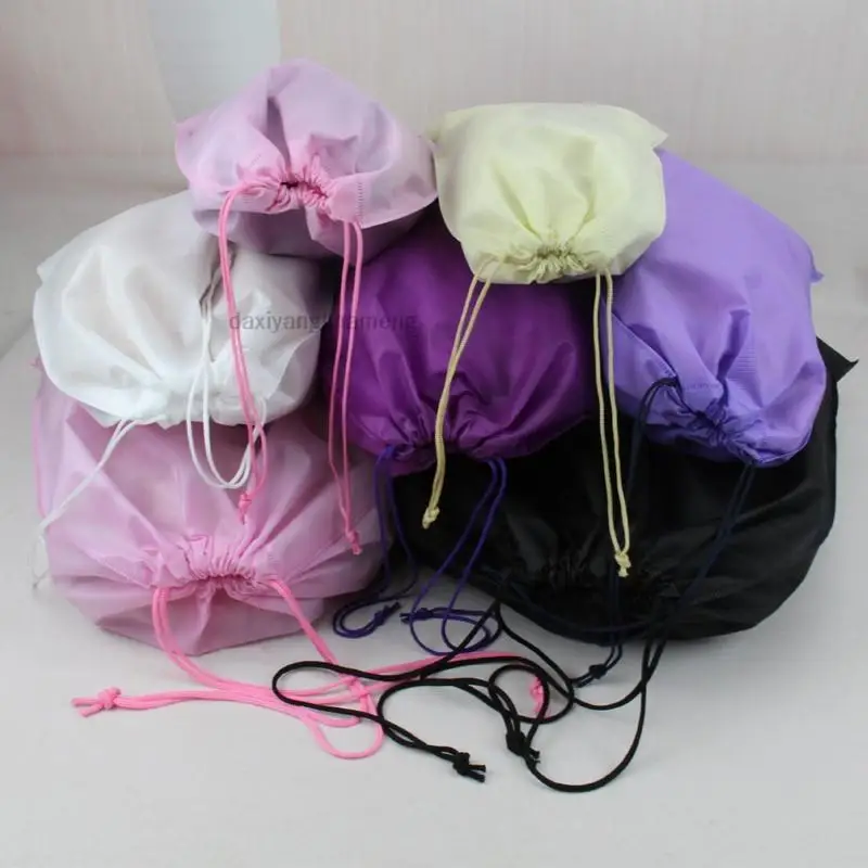 50Pcs/Lot Non-Woven Travel Shoe Bags - Drawstring for Dust Protection