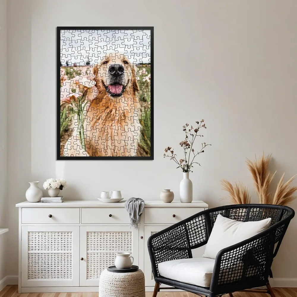 Schwarzer Bilderrahmen 50x70 cm - Aluminiumrahmen für Fotos, Zertifikate und Poster - Großer Fotorahmen für Wohnzimmer, Schlafzimmer, Arbeitszimmer