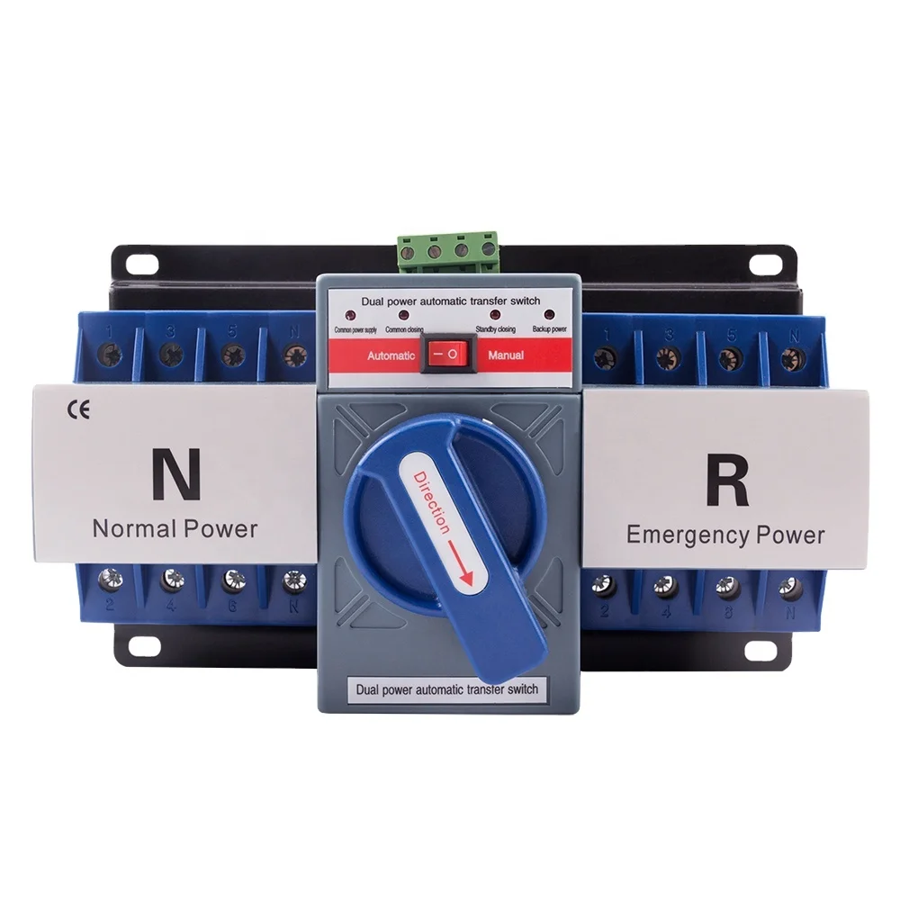 

Diesel Generator Three-phase Dual Power Automatic Transfer Switch ATS 63A 100A 4p