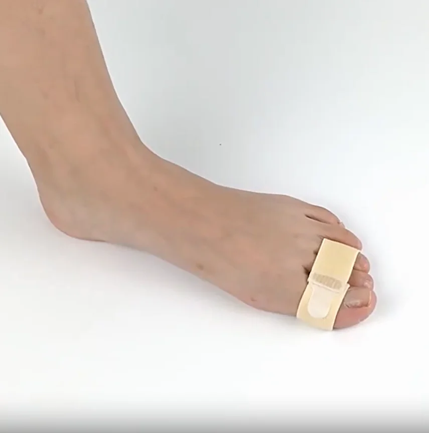 1/10Pcs Reusable Hammer Toe Straightener Splints Cushions Bandages for Correcting Crooked Overlapping Toes Protector Pedicure