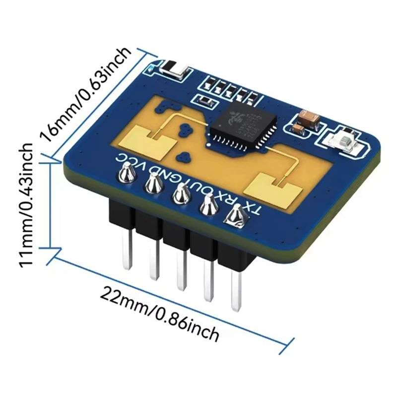 Super Sale LD2410C 24GHz Sensor Module Human Presence Radar Sensor Module FMCW LD2410 Millimeter Wave Radar Sensor Module