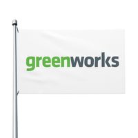 NEW Greenworks Double Sided Banner Breeze Flag Garden Flag Decorative Flag Party Banner 3x5FT (90x150cm)