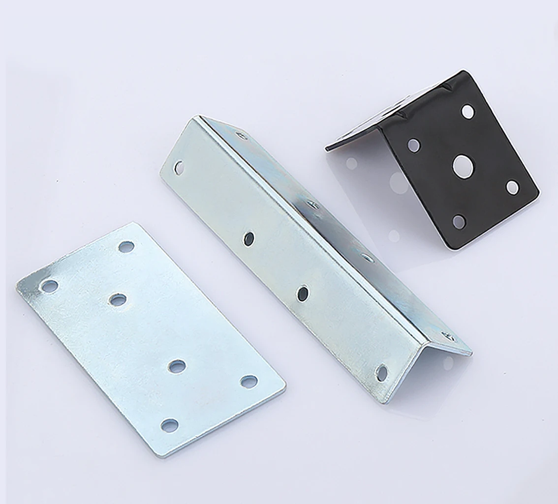 

10pcs Extended Corner Code Hardware Iron Corner Brackets L-shaped Fixed Bracket Connector 90 degrees Furniture Accessories