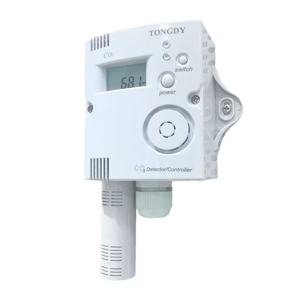 Real Time Indoor Air Quality Monitor with CO2 Temperature & Humidity Control