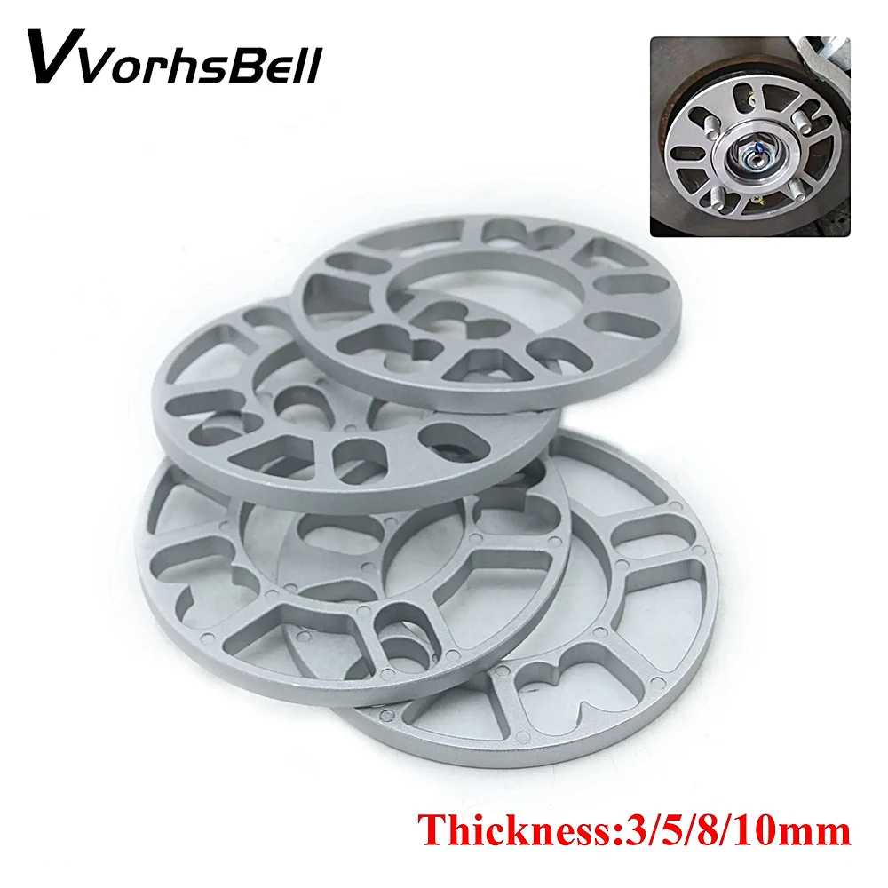 1PC Car Wheel Spacers 3/5/6/8/10mm Alloy Aluminum Car Wheel Spacer Adaptor Shims Plate Car Accessories