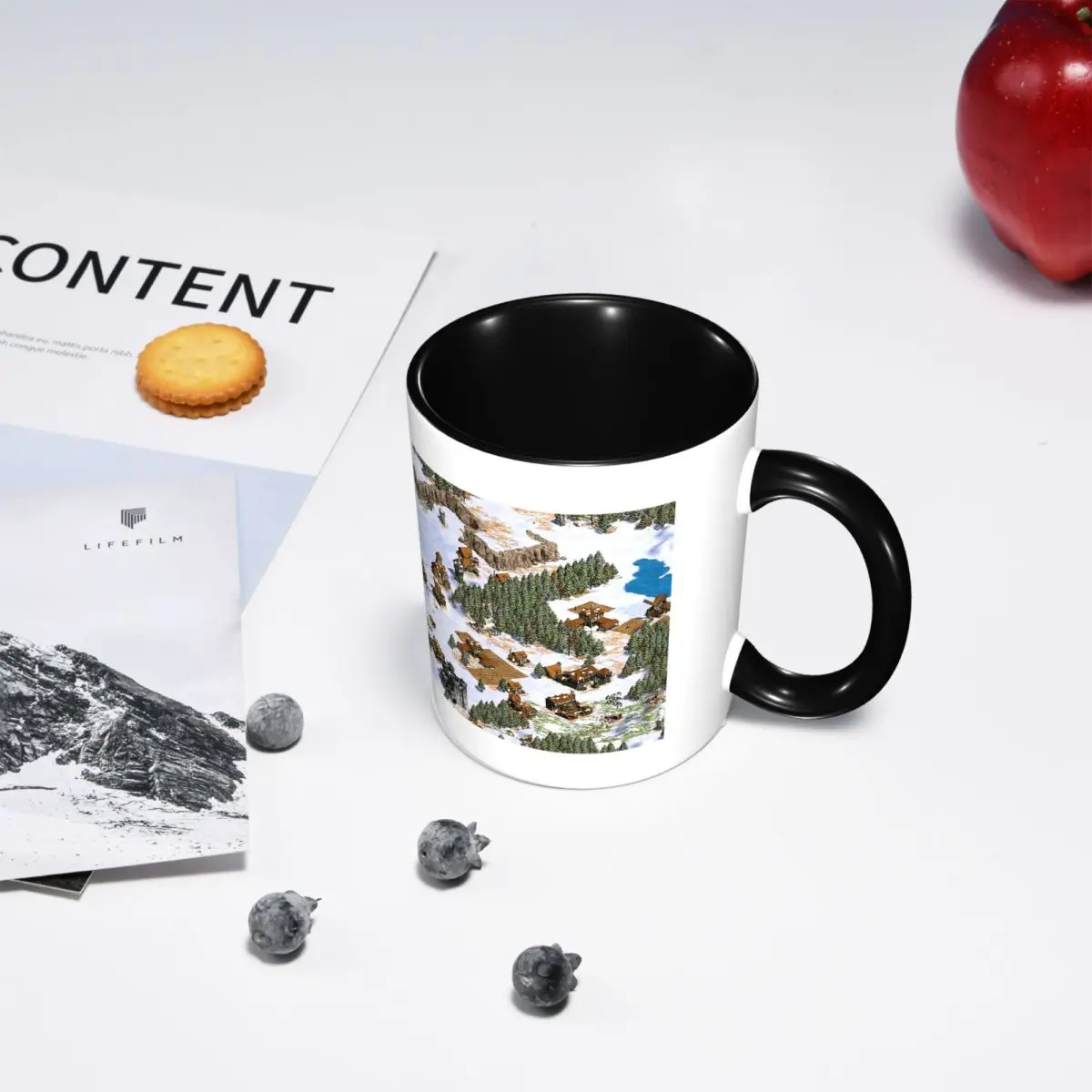 Age Of Empires Snowy Landscape Cup Mug Funny Ceramic Coffee Cups Tea Mugs Milk Cup Drinkware Gift for Friends