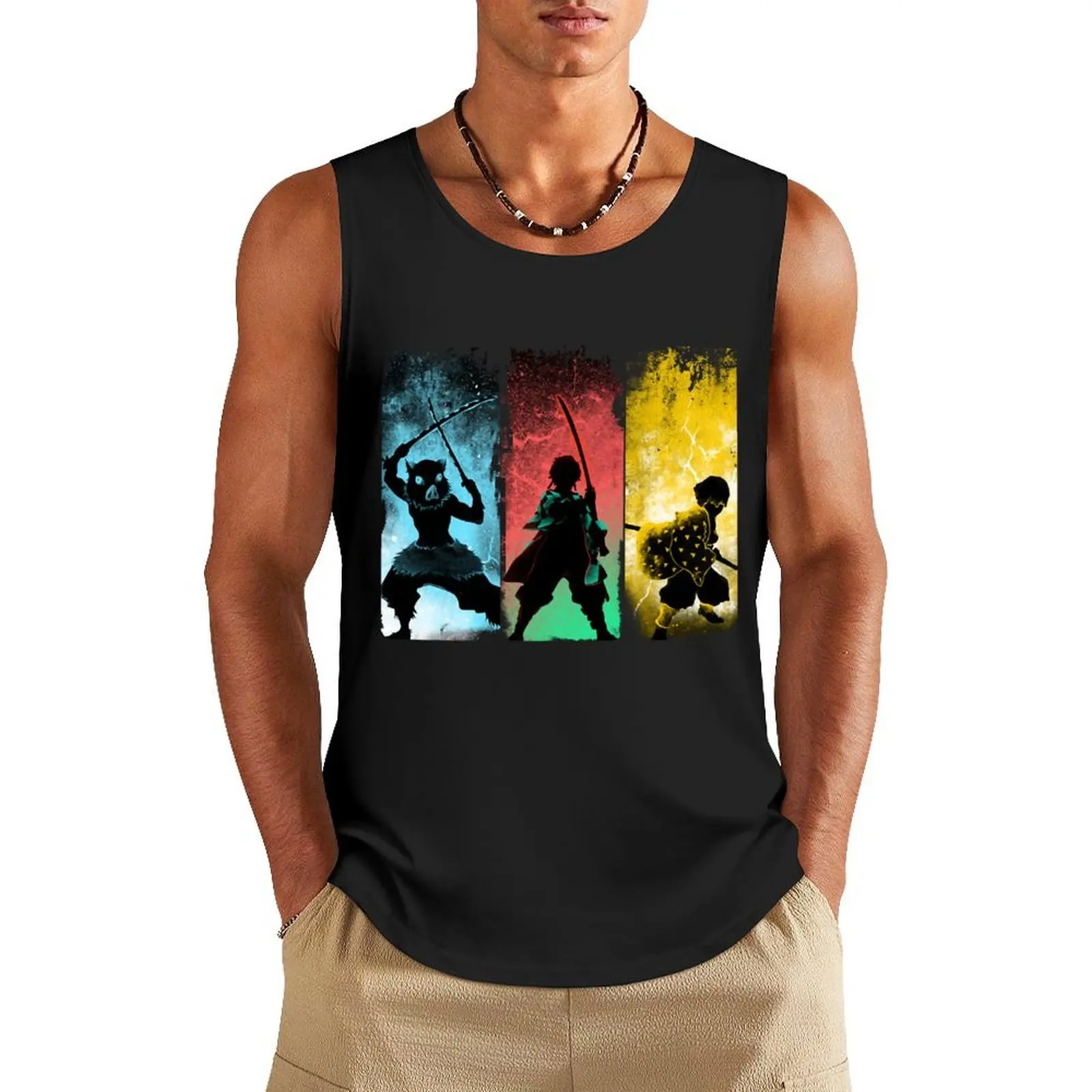

What's your Ka.ta Tank Top cotton t-shirts man Fitness men clothing basketball