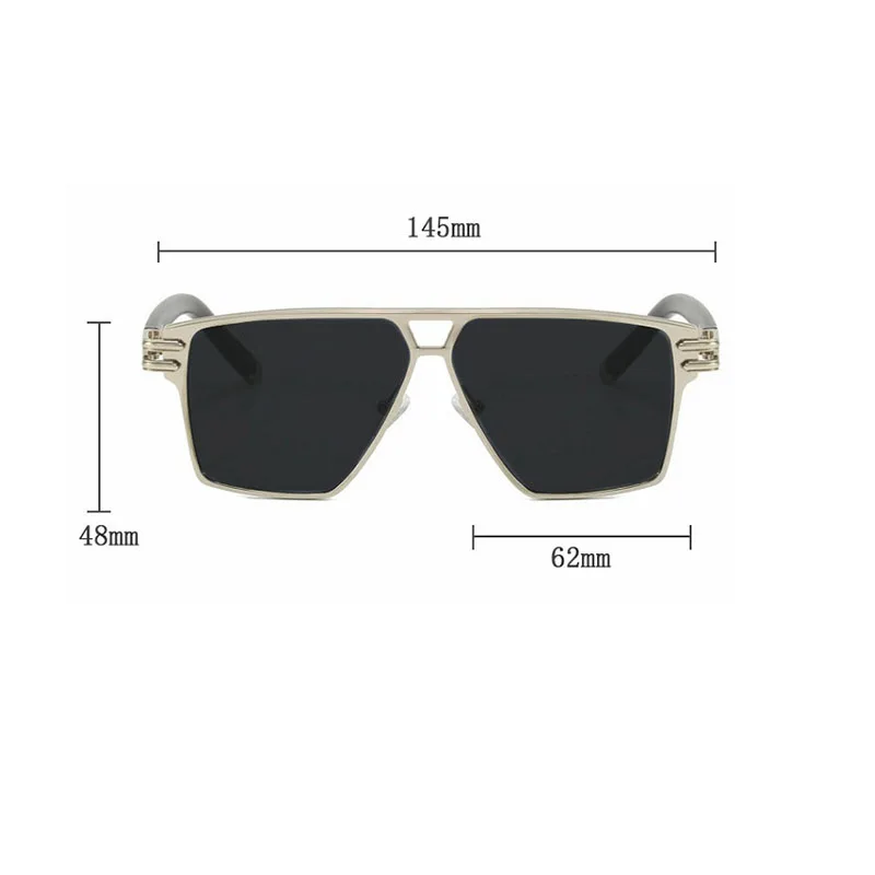 2025 New Square Sunglass Men Vintage Luxury Sunglasses Women Sunscreen Fashion Glasses  Gafas De Sol Hombre Lunette Soleil Femme