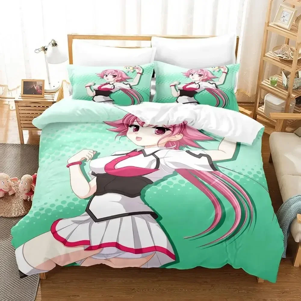 Kawaii فتاة سورا Wo Kakeru Shoujo غطاء لحاف مريح المخدة طقم سرير غرفة نوم الأطفال الديكور المنسوجات المنزلية
