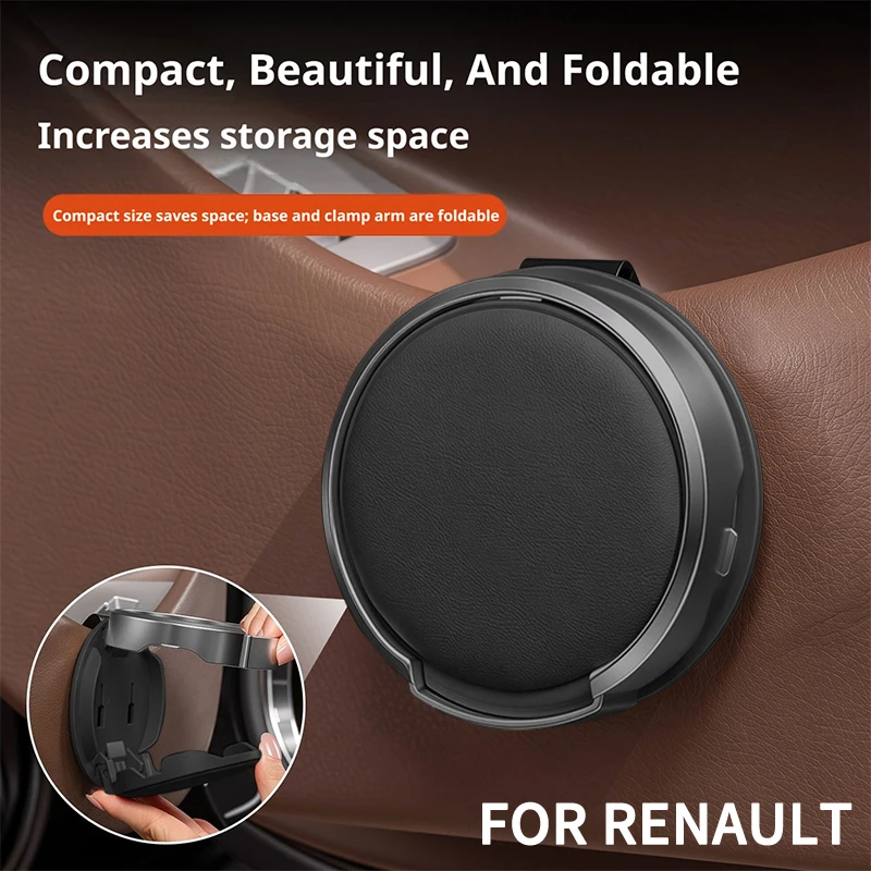 For Renault Car Multifunctional Door Cup Holder Clio Megane Captur Scenic Kangoo Kadjar Koleos Master Talisman Car Accessories