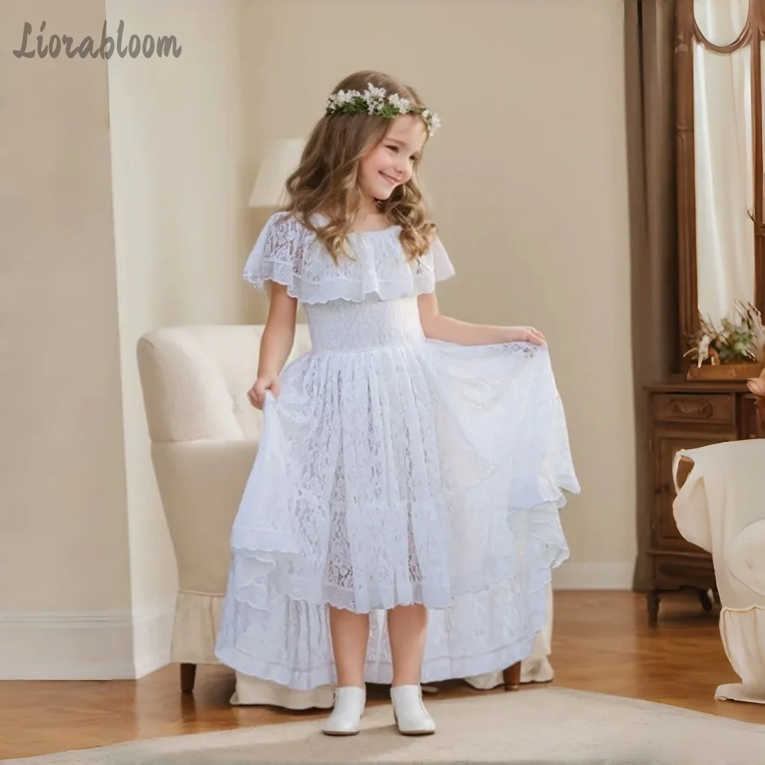 Abiti su misura interamente in pizzo, Abiti con scialle, Abiti da damigella in pizzo, Abiti da cerimonia, Abiti per feste di matrimonio, Abito da sposa
