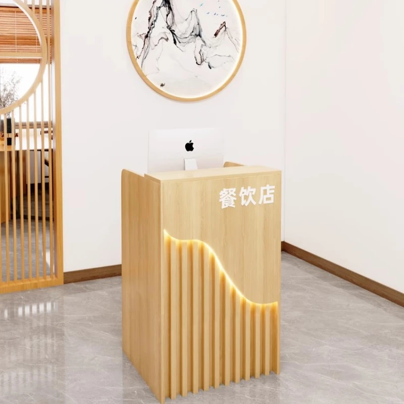 

Modern Design Reception Desks Drawers Minimal Commericial Light Luxury Store Reception Desks Shop Salon Bureau Office Furniture