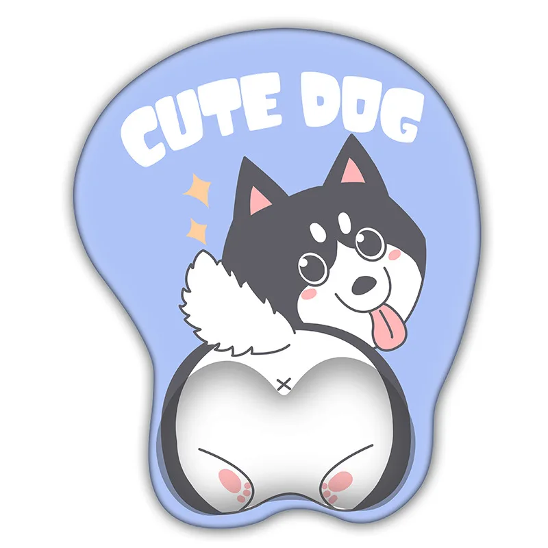 Cute Corgi Mouse Pad, Soft And Breathable,Non-slip Office Desktop Mouse Pad,Comfortable Cushion,Computer Mouse Wrist Rest Pad