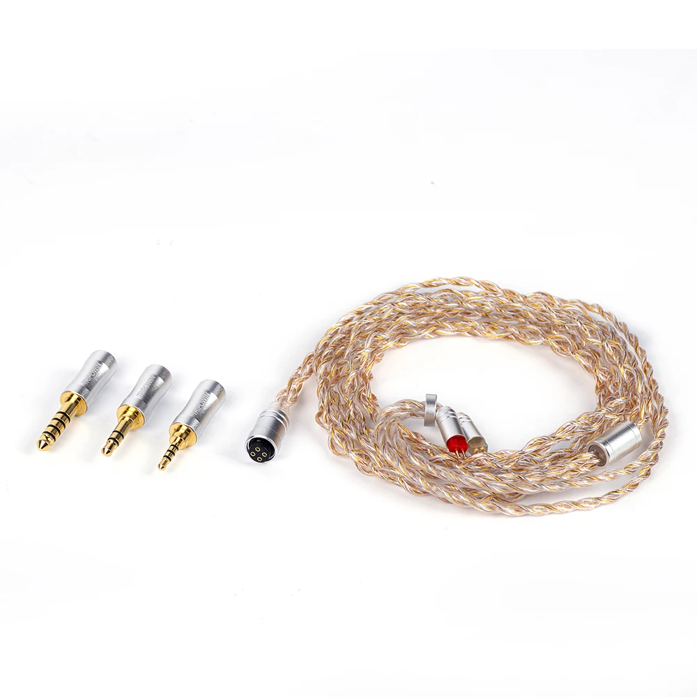 Tripowin Petrichor 26AWG Reemplazo mejorado Cable de audio HiFi desmontable balanceado 2,5 mm 3,5 mm 4,4 mm Mele Zonie Olina