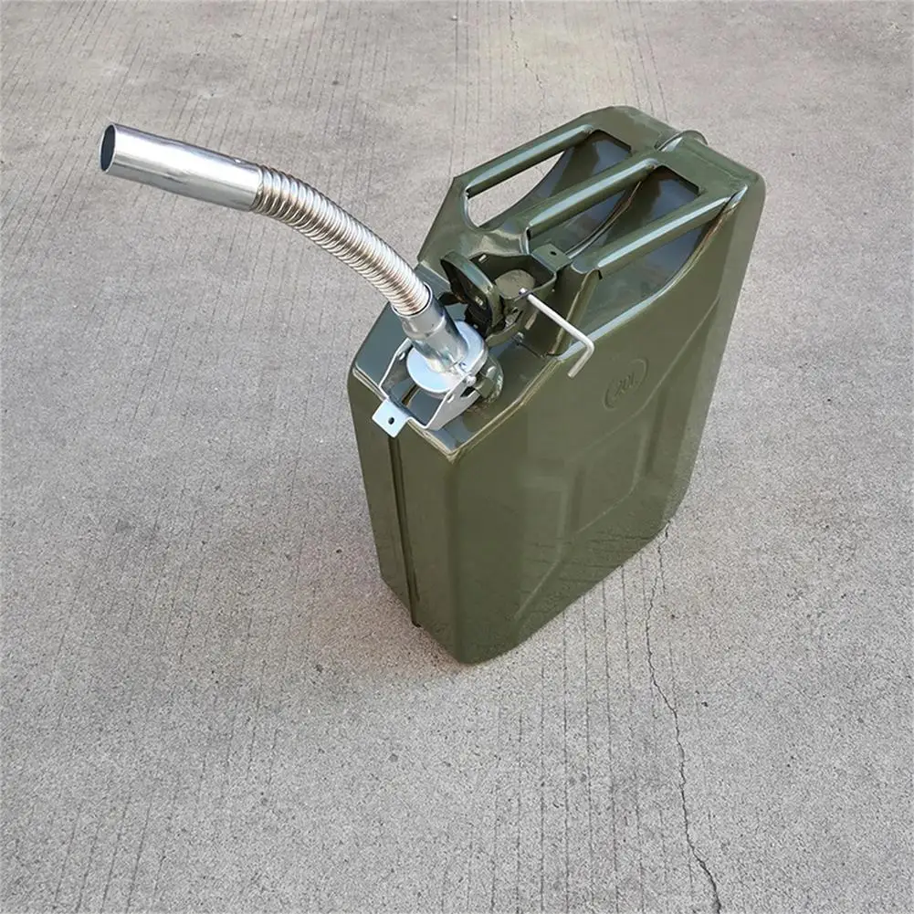 Oil Barrel Guide Pipe Petrol Can Nozzle Flexible Metal Durable Spout for 5/10/20l Standard Jerry Fuel Tank