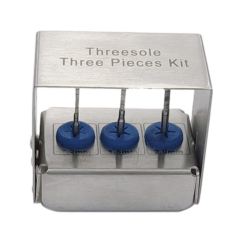3Pcs Dental Surgical Guide Drill Implant Long Lance Pilot Drills Burs Dentist Instruments