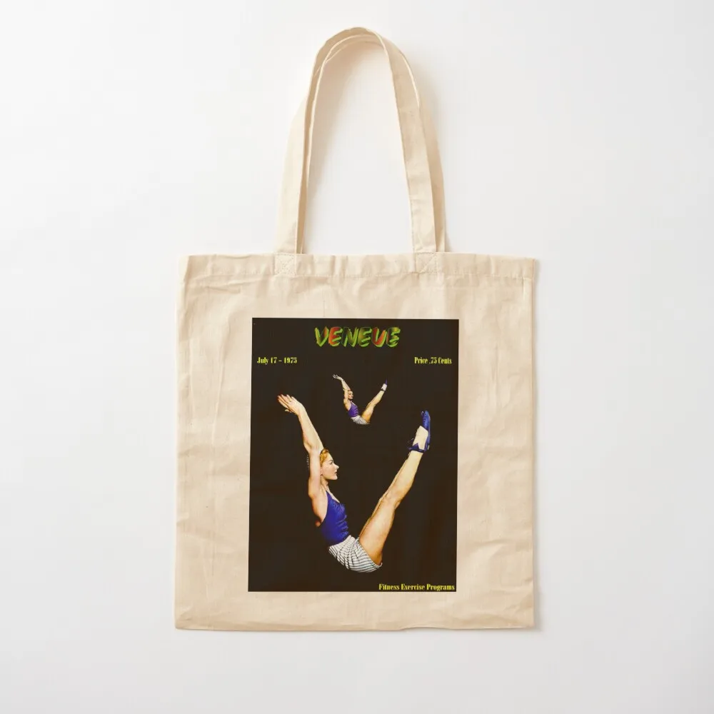 VENEUE : Vintage 1975 Magazine Advertising Print Tote Bag Shopper custom fabric bag canvas custom Canvas