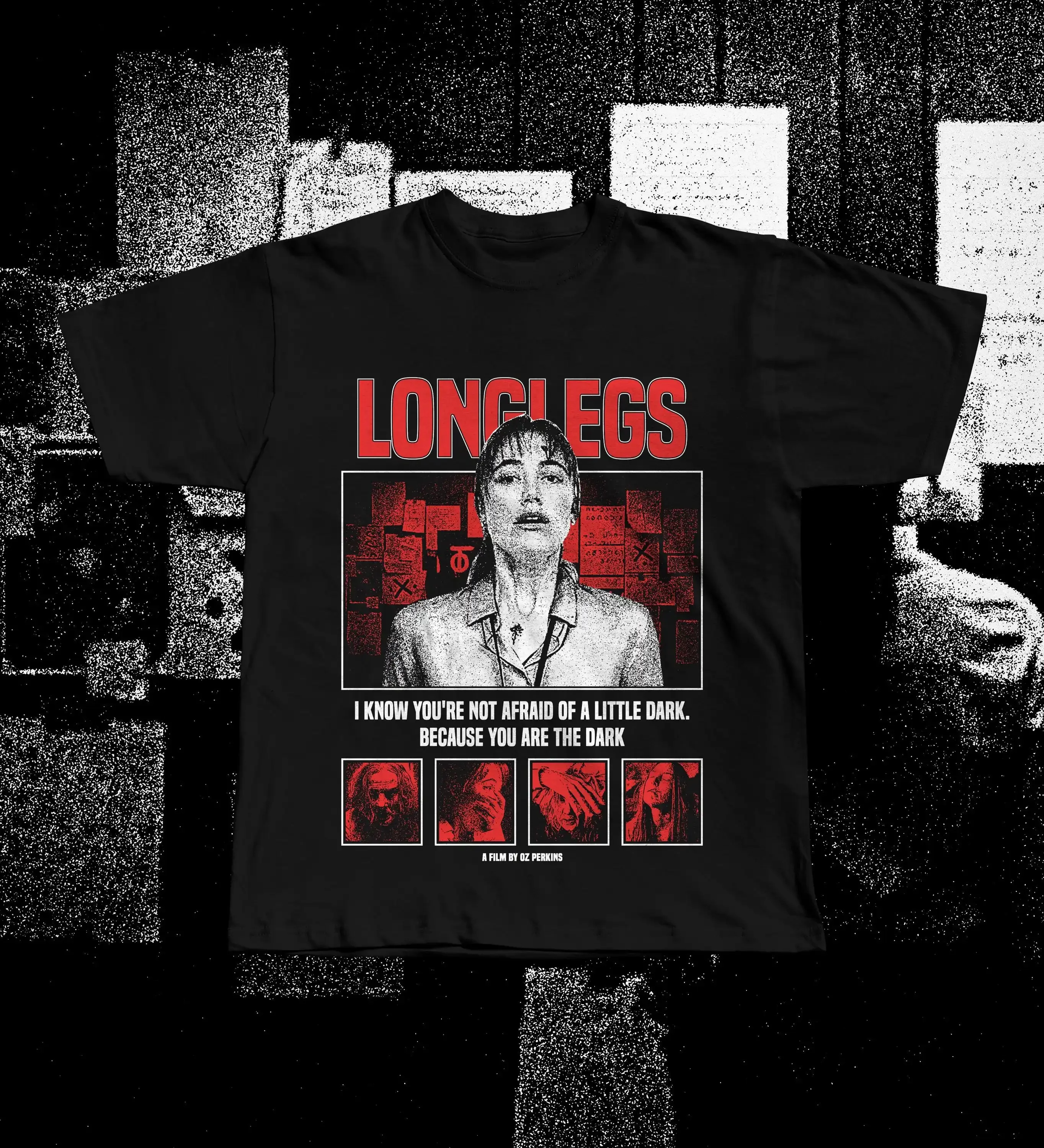 Longlegs Movie T-Shirt, Nicolas Cage Horror Graphic Tee