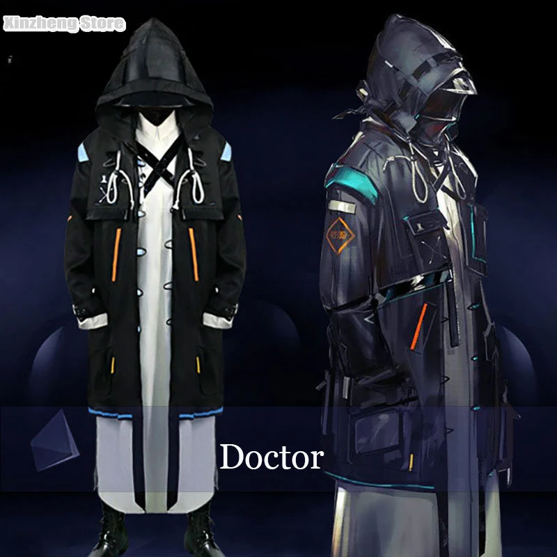 

Game Arknights Doctor Cosplay Costume Suits Man Woman Handsome Halloween Cosplay Costume Sets