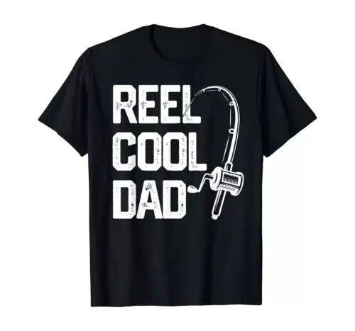 Reel Cool Dad Dad Fishin Father's Day Unisex T-shirt