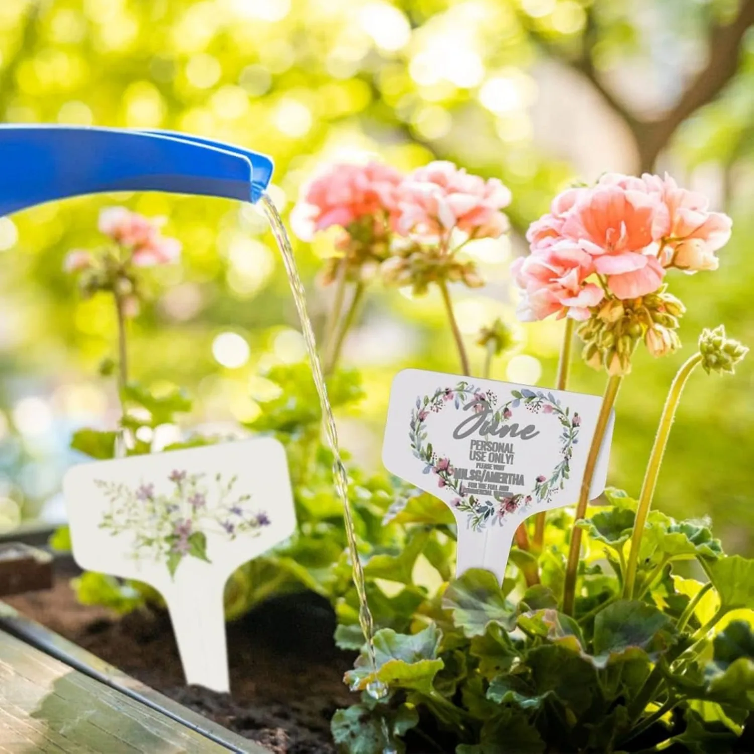 50/100/200PCS Nursery Garden White Plastic Plant T-type Markers Waterproof PVC Garden Plants Classification Sorting Sign Tags