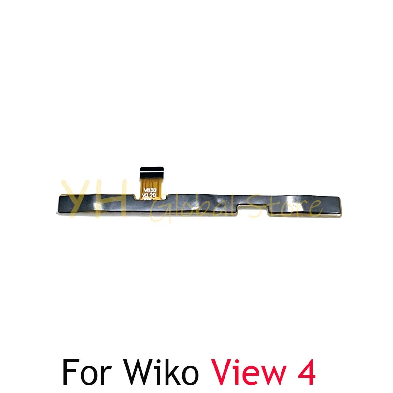 For Wiko View 2 3 4 5 Plus Pro Lite Power On Off Switch Volume Side Button Flex Cable Repair Parts