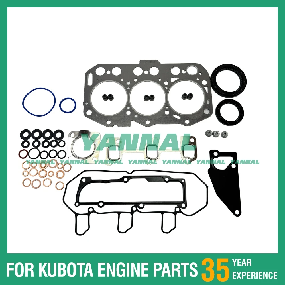 For Yanmar 3TNV80 Engine Parts Full Gasket Kit
