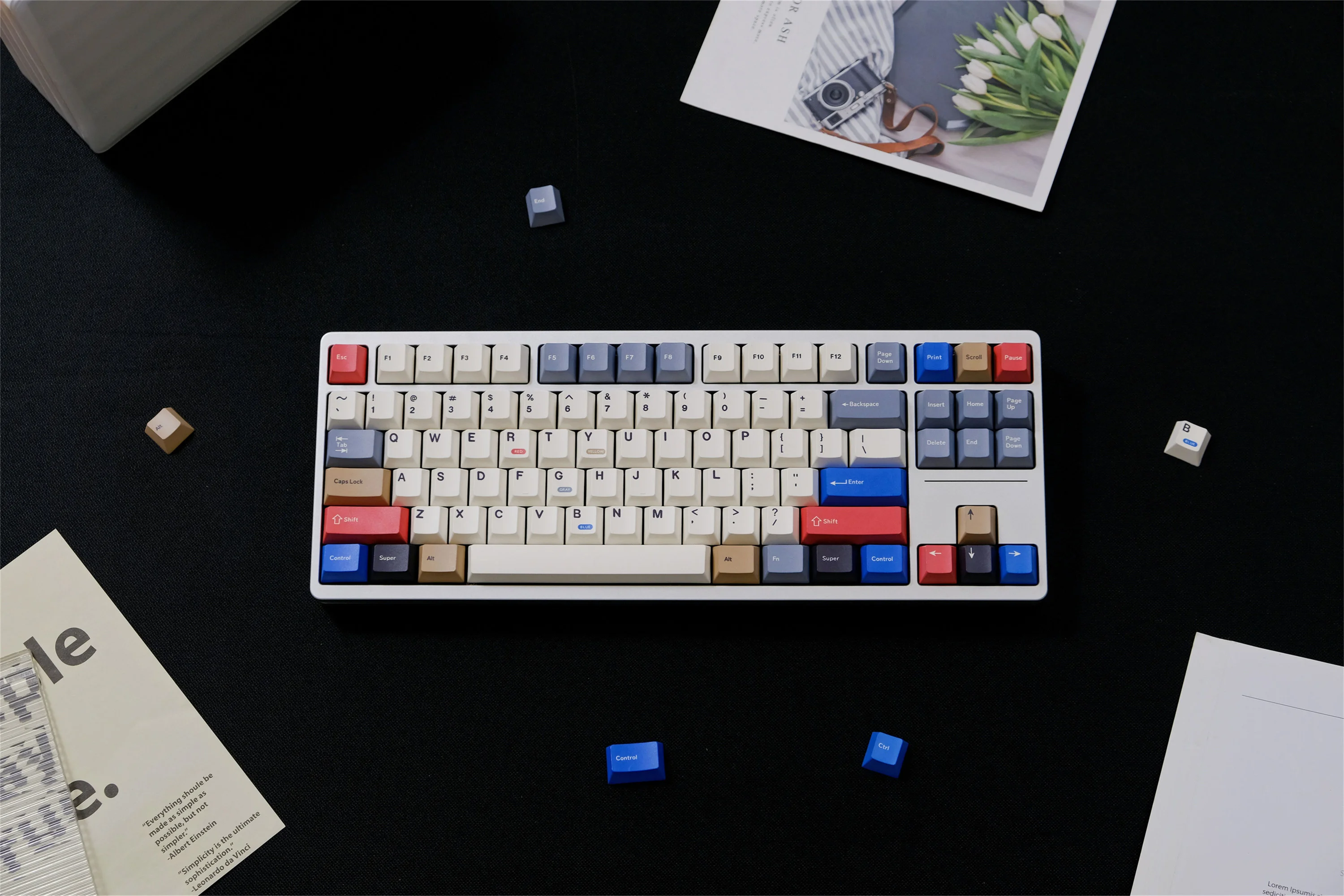 Набор клавиш Retro100, 143 клавиши, материал PBT, профиль Cherry, DYE-SUB, для переключателей MX, клавиши для механических клавиатур Alice Wooting.