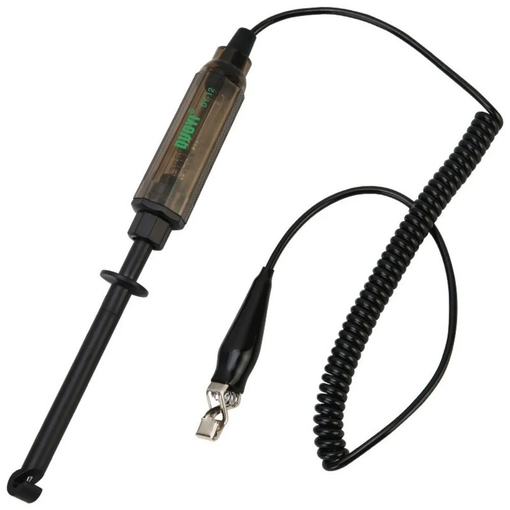 DC 6V/12V/24V Circuit Tester Pen Light Indicator Hook Probe Test Light Probe Universal Voltage Tester Pencil Auto Shop