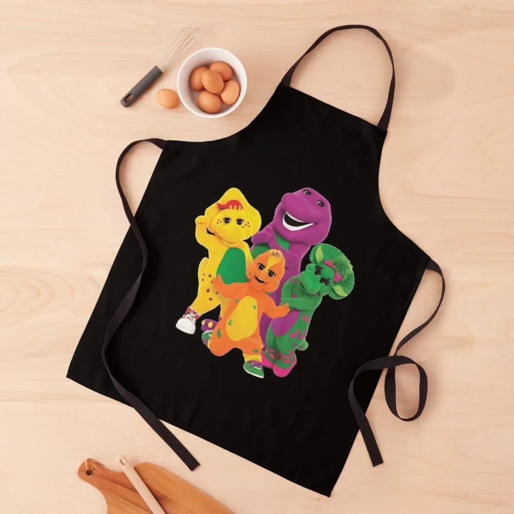 

Barney (Barney & Friends) Apron custom women's kitchen Women Kitchen'S Men kitchen Apron